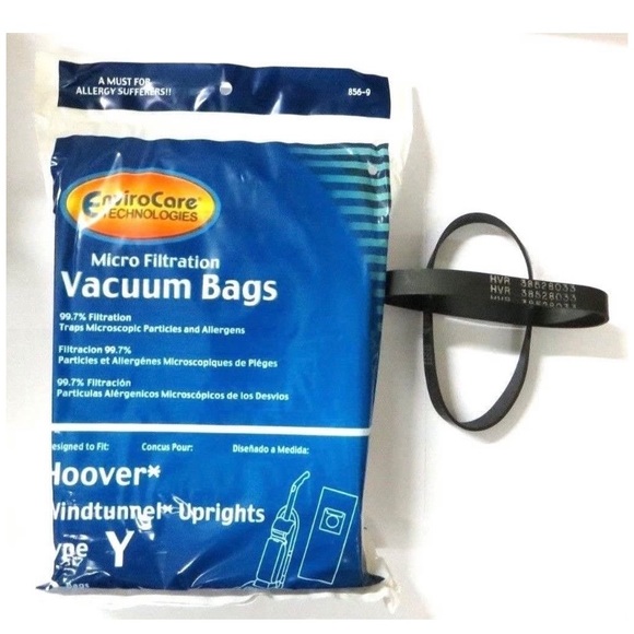 Hoover Part#4010100Y - (9 Type Y bags & (2) 38528-033
belts) - Picture 2 of 5